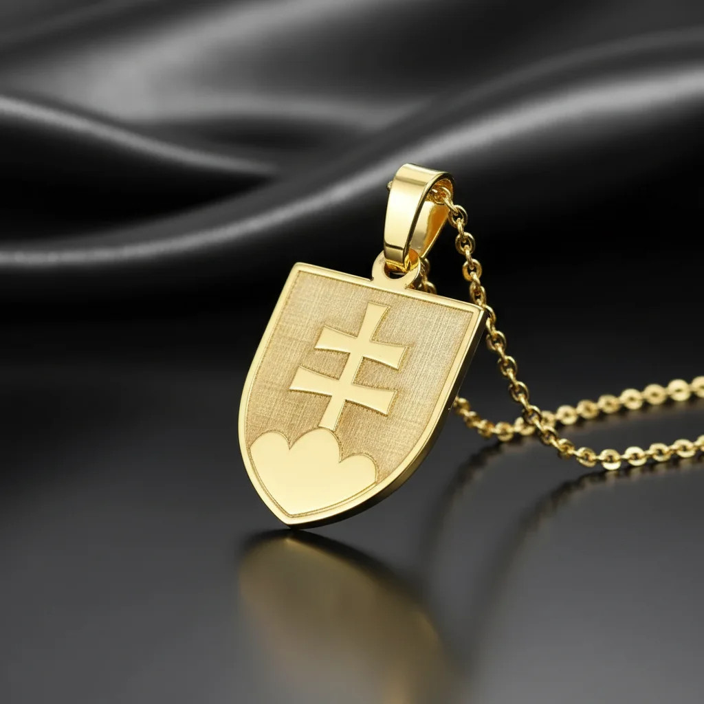 zlatý prívesok slovenský znak