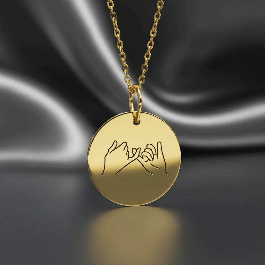 zlatý prívesok medailon