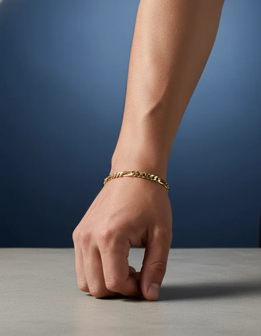 Zlatý náramok pánsky