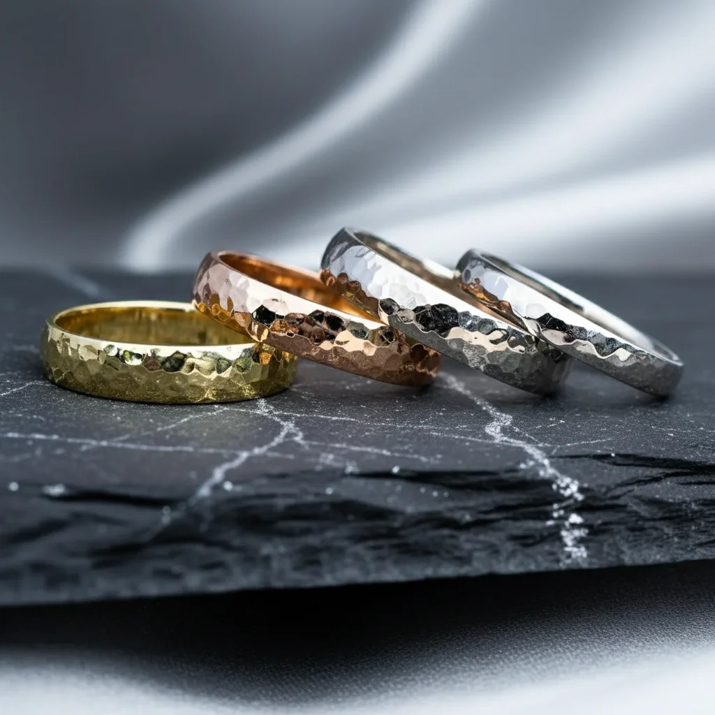 zlaté obrúčky svadobné tepané