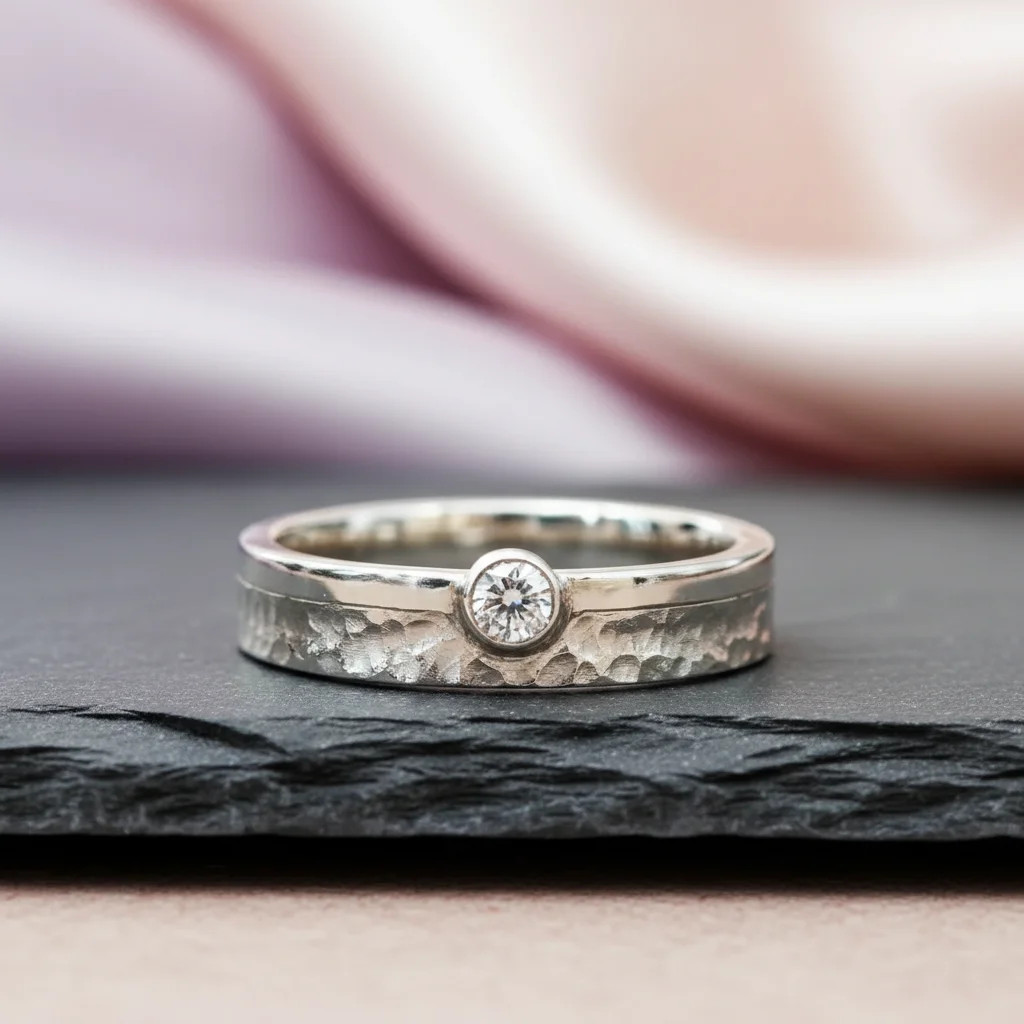 zlaté svadobné obrúčky s diamantom